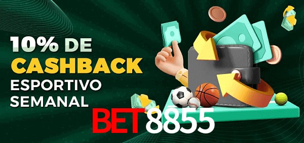10% de bônus de cashback na bet8855